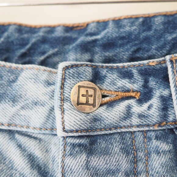 !! Ksubi Chopper Short Karma Trashed Distressed Denim Jean Shorts sz 30” - Picture 5 of 9